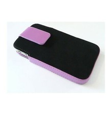 HOUSSE ETUI CUIR PU  FORCELL FLIPER - IPHONE 4 4S - VIOLET