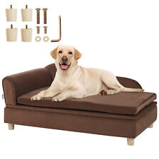VEVOR Canapé pour animal canapé-lit chien de taille moyenne 50 kg marron foncé
