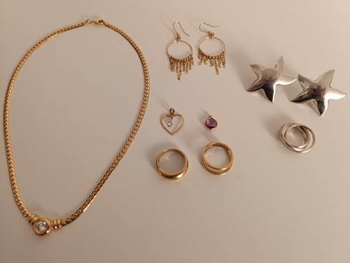 Lot bijoux plaqué - 8,