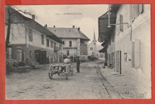 Old postcard - Albens - 73 - horse - transport of wood in 1907