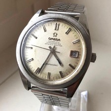 Omega Seamaster Date Chrono Vintage Automatique Montre Hommes Authentique