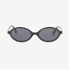 Lunettes de soleil Miu Miu Regard verres gris ardoise acétate noir coupe stan...