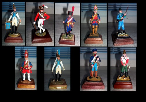 Lot soldats plomb - 9, de