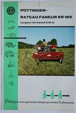 prospectus brochure PÖTTINGER installment fan farm equipment tractor tractor 