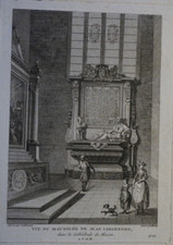 BELLE GRAVURE XVIII° TOMBEAU