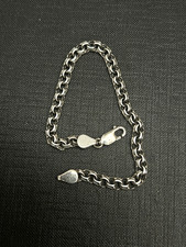 Bracelet Homme Vintage en Argent Massif