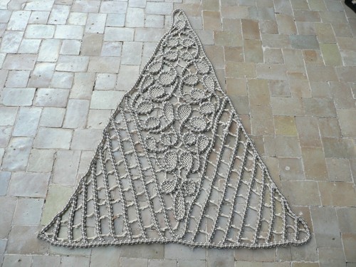 Antique lace inlay - antique,