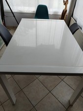 Table de Salle à manger Laquée Blanche