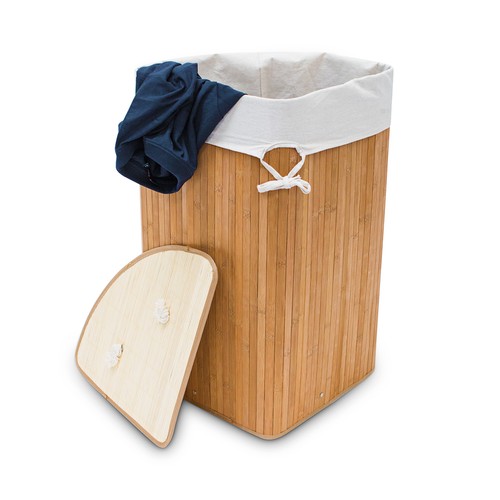 Panier linge bambou l - linge, 60