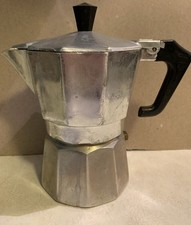 Vintage Expresso Coffee Maker Italian Style Stovetop Single Cup Aluminum