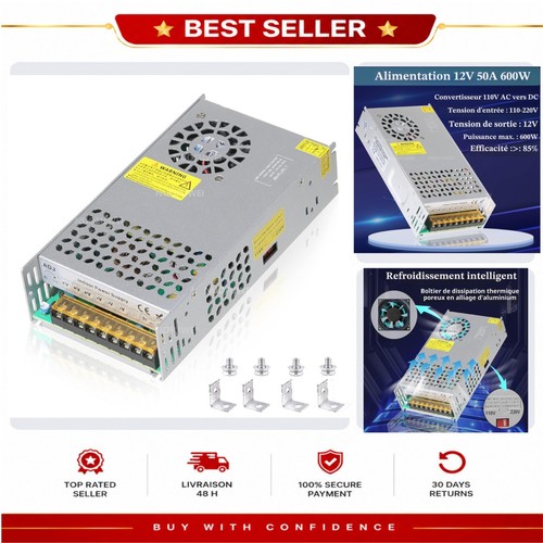 Alimentation 12v 50a - 12v,
