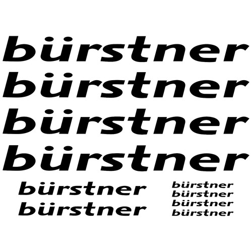 Bürstner autocollant - bürstner, l