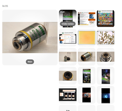Objectif microscope exce zeiss - objectif,
