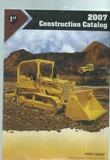 Construction catalogue 2007 12 pages  matériel de Travaux publics TP 1/87 1//50°