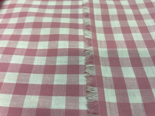 Tissu vichy moyen carreaux - tissu,