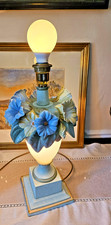 VINTAGE PIED DE  LAMPE  FLORAL