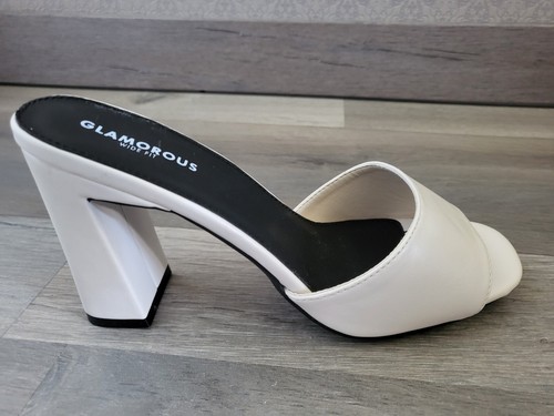 Glamorous mules ivoire talon - glamorous,