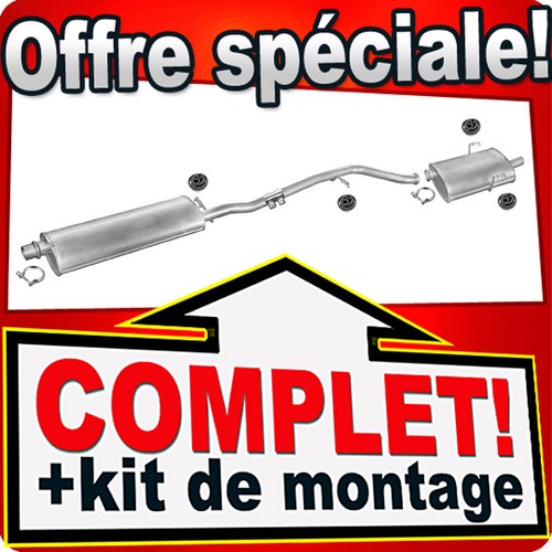 échappement pour peugeot 406 - pour,