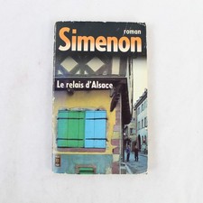 Vintage Georges Simenon Le Relais D'Alsace 1977 Paperback Used Collectible
