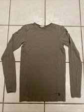 KORA Outdoor BAMBOO Base Layer MENS M Longsleeve Shirt Earth Green NEW