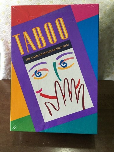 1989 taboo milton bradley - a,