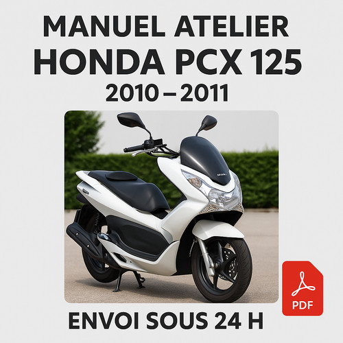 Manuel atelier honda pcx 125 - honda,