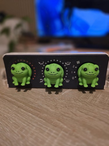 Kit boutons grenouille - 3, "grenouille"