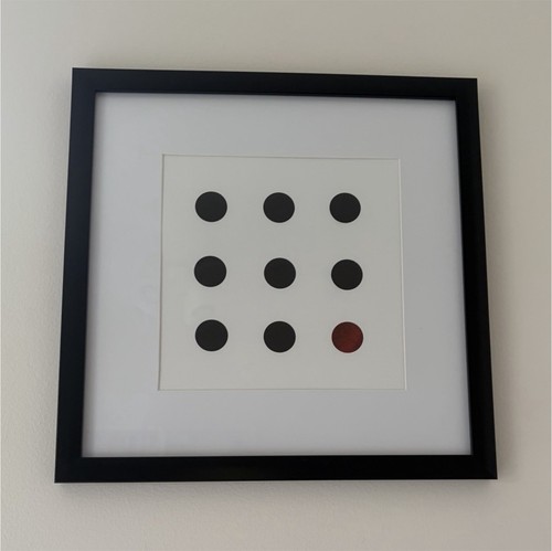 12x12 black square picture - 12x12,
