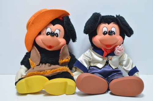 Peluche vintage mickey minnie - vintage,