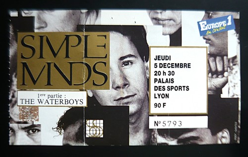 Ticket billet place concert - ticket,