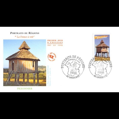 Fdc portraits de régions - fdc,
