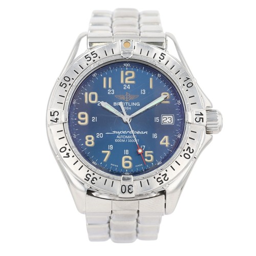 Breitling superocean 41mm - breitling, blue