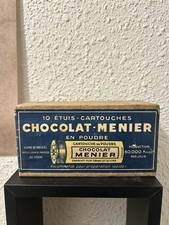 Ancienne Boîte Factice Publicitaire Chocolat Menier 