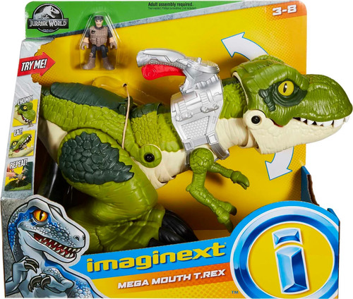 Imaginext jurassic world rex - imaginext,
