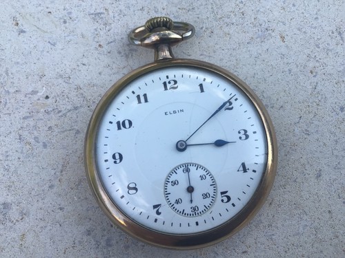 Montre gousset elgin usa en - gousset,