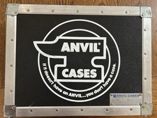 VTG ANVIL Metal Briefcase - Flight Musicians Road Case Storage 2 Keys