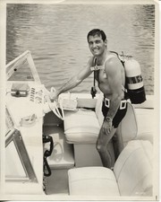 Undated Press Photo Marine Corps Lieutenant/Actor Brian Kelly TV Series Flipper