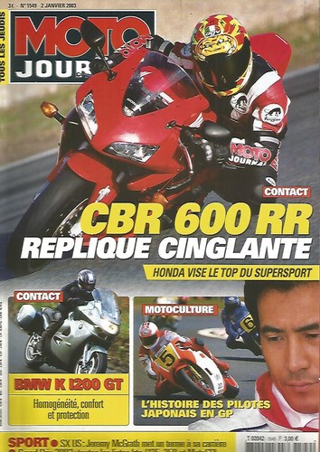 Moto journal 1549 cbr - n°1549,