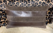 NWT Nice Brown Striped Leather