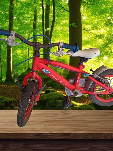 Vélo enfant peugeot rouge - vélo,