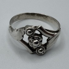 Jolie Bague ancienne Époque 1900 - argent massif