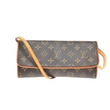 LOUIS VUITTON Pochette Twin GM 2Way Shoulder Bag Monogram Brown M51852 88EE650