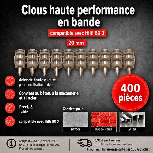 400 clous haute performance - , de