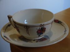 SARREGUEMINES 1 ANTIQUE BREAKFAST CUP MODEL OBERNAI BAMBOO SHAPE