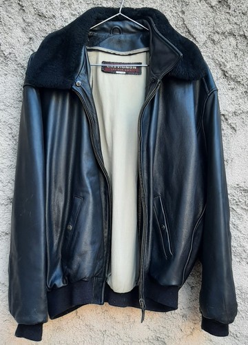 Blouson cuir vintage xxl - vintage,