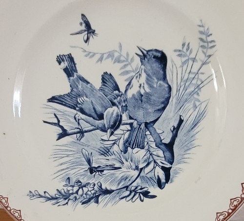 Assiette ancienne xixième - ancienne,