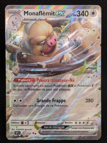 Carte pokemon monaflemit - carte,