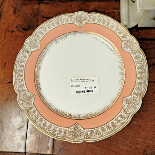 Assiettes plates service - 9,