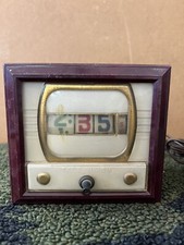 Pennwood Numechron Model 700 TV Tymeter Tele Vision Clock 1955.
