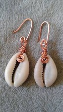 Cowrie Shell  earrings.